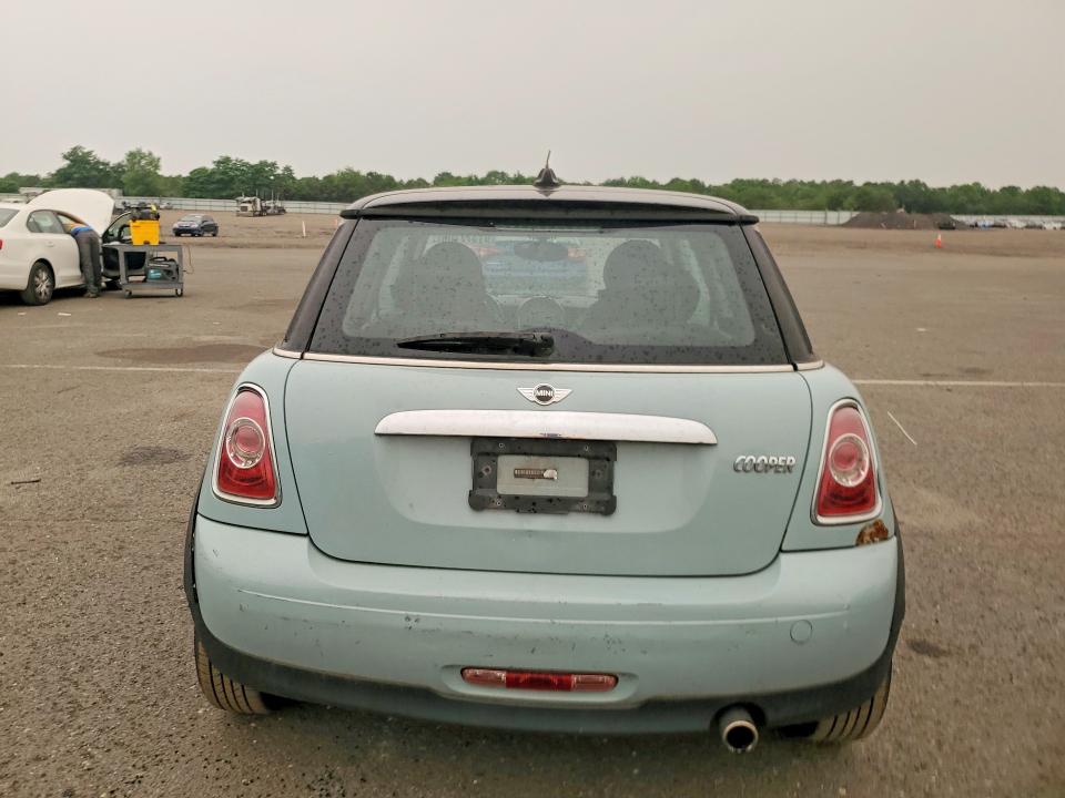 2012 Mini Cooper VIN WMWSU3C50CT366966 COPART salvage auction — FRONT END, NY - MV-907A SALVAGE CERTIFICATE, sold $425 on 2026-07-27 (photo 6)