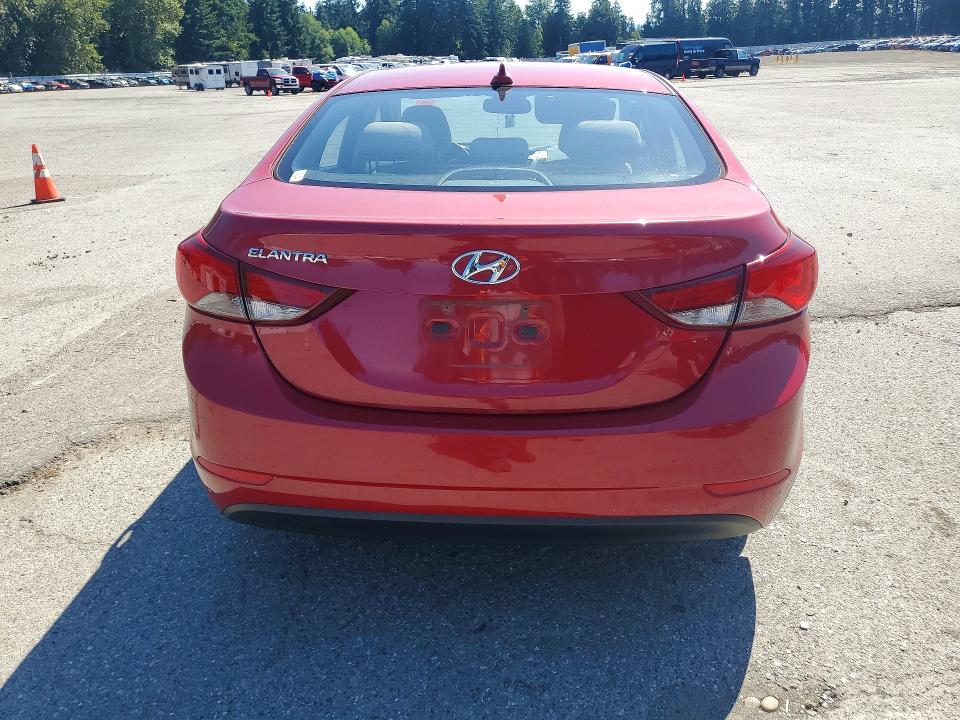 2016 Hyundai Elantra VIN KMHDH4AE1GU526566 COPART salvage auction — FRONT END, Wa - Bill Of Sale, sold $450 on 2026-07-27 (photo 6)