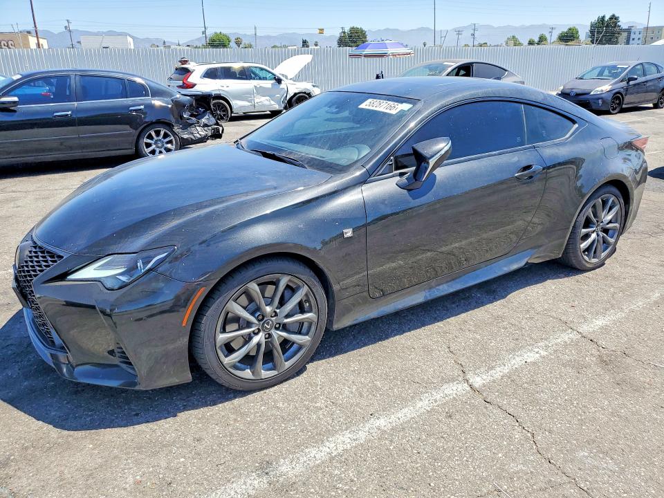 2022 Lexus Rc VIN JTHGA5BC5N5012220 COPART salvage auction — UNDERCARRIAGE, CA - SALVAGE CERTIFICATE, sold $10,600 on 2026-07-28 (photo 1)
