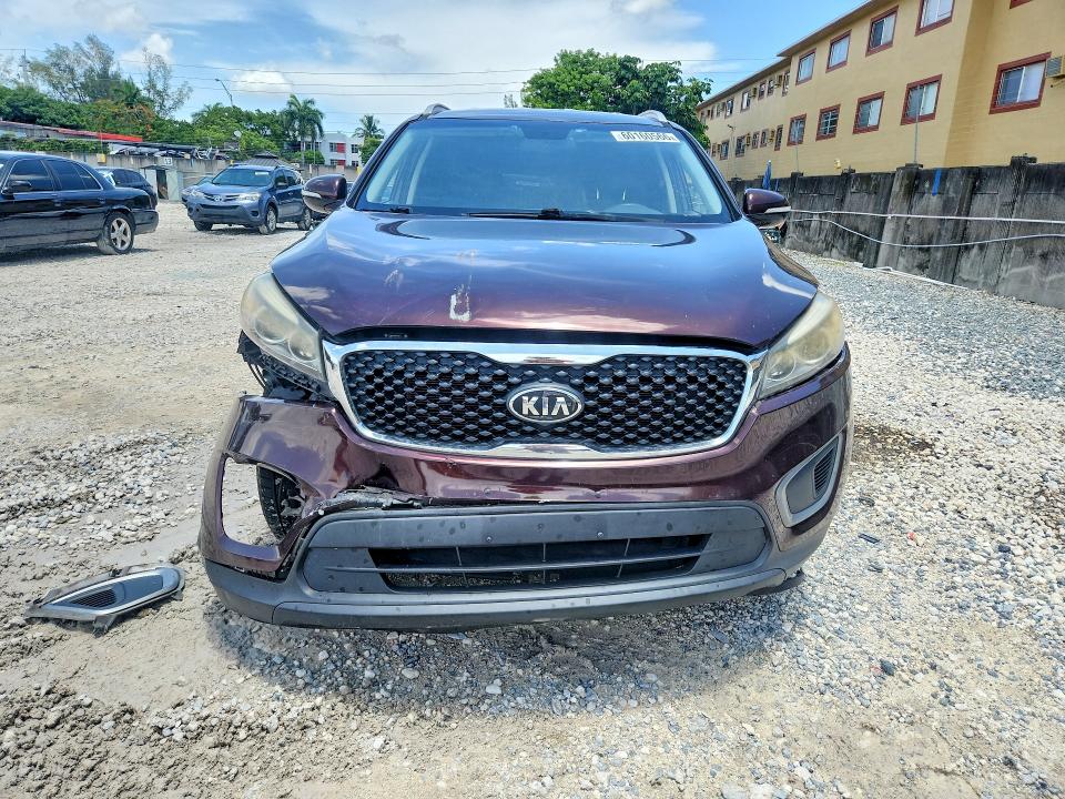 2016 Kia Sorento VIN 5XYPG4A53GG019853 COPART salvage auction — FRONT END, Fl - Cert Of Title Slvg Rebuildable, sold $875 on 2026-07-17 (photo 5)