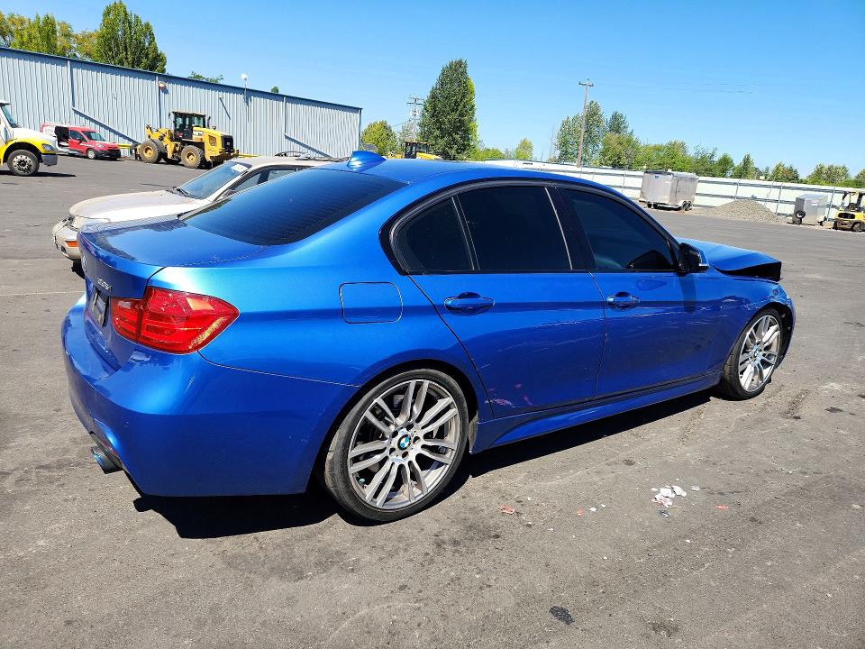 2013 BMW 3 series VIN WBA3A9G55DNP37300 COPART salvage auction — FRONT END, WA - CERT OF OWNERSHIP-REBUILT, sold $4,500 on 2026-07-27 (photo 3)
