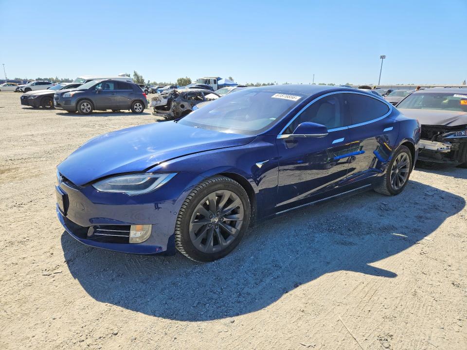 2018 Tesla Model s VIN 5YJSA1E28JF282820 COPART salvage auction — FRONT END, Ut - Salvage Certificate, sold $7,600 on 2026-07-30 (photo 1)