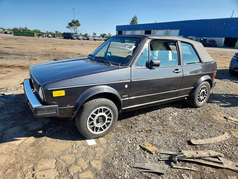 1987 Volkswagen Cabriolet VIN WVWCA0151HK036218 COPART salvage auction — MINOR DENT/SCRATCHES, OH - DEALER ONLY CLEAN TITLE, sold $725 on 2026-08-11 (photo 1)