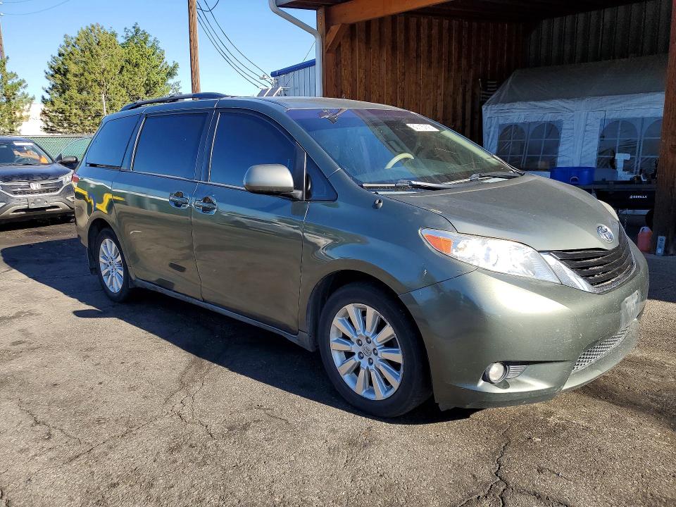 2014 Toyota Sienna VIN 5TDJK3DC9ES089219 COPART salvage auction — SIDE, Co - Rebuilt Salvage - Dealer Only, sold $600 on 2026-07-21 (photo 4)