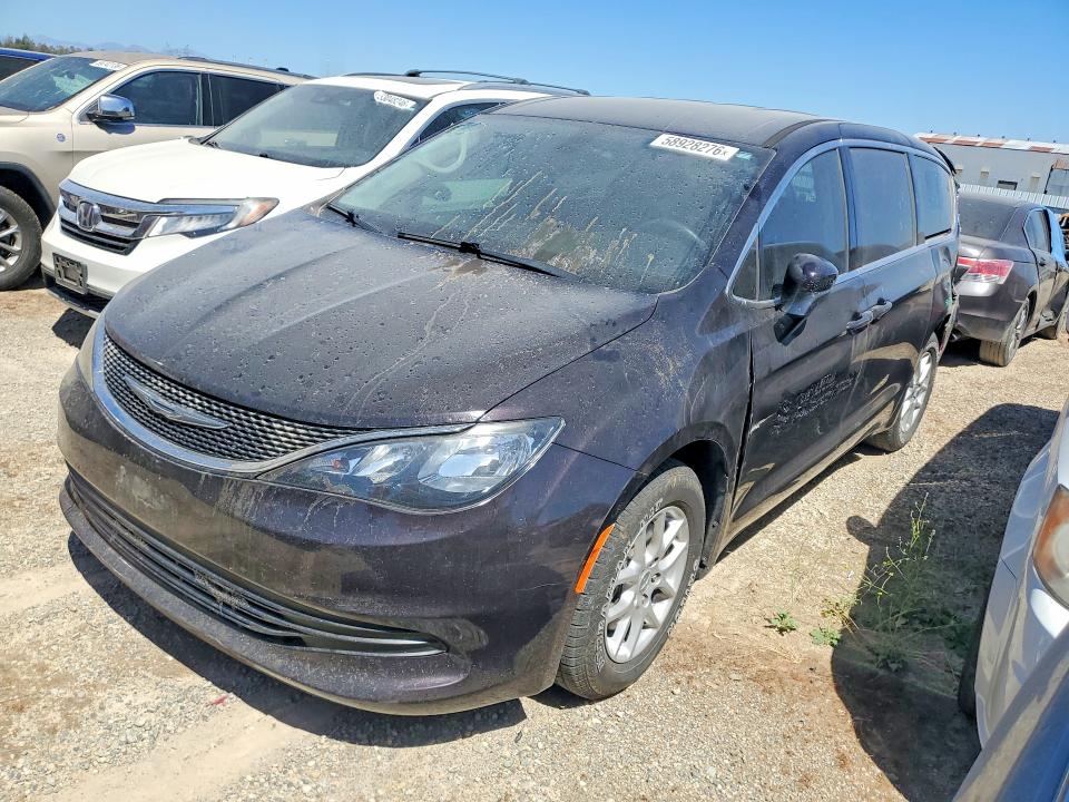 2017 Chrysler Pacifica VIN 2C4RC1DG6HR577208 COPART salvage auction — REAR END, CA - SALVAGE CERTIFICATE, sold $60 on 2026-07-24 (photo 1)