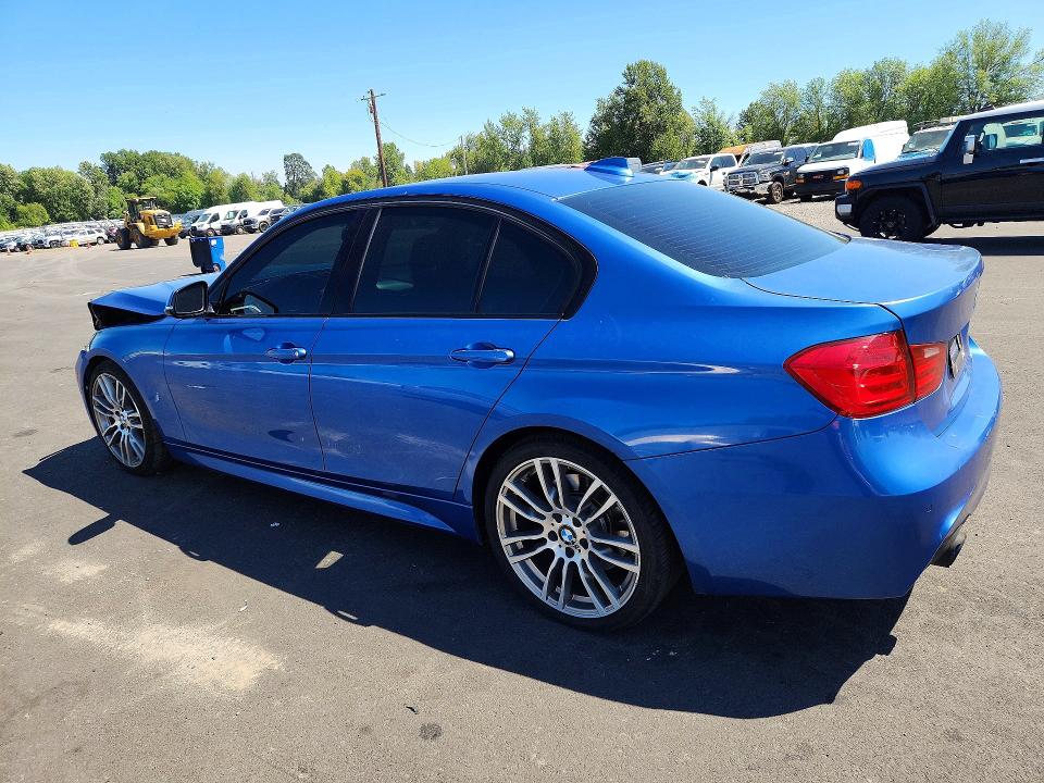 2013 BMW 3 series VIN WBA3A9G55DNP37300 COPART salvage auction — FRONT END, WA - CERT OF OWNERSHIP-REBUILT, sold $4,500 on 2026-07-27 (photo 2)