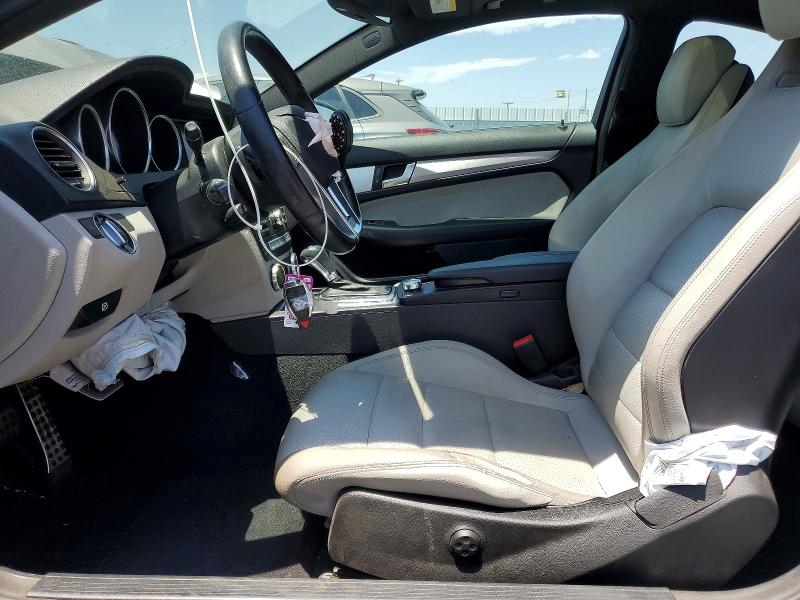 2012 Mercedes-benz C-klasse VIN WDDGJ4HBXCF801034 COPART salvage auction — FRONT END, CA - SALVAGE CERTIFICATE, sold $425 on 2026-07-27 (photo 7)