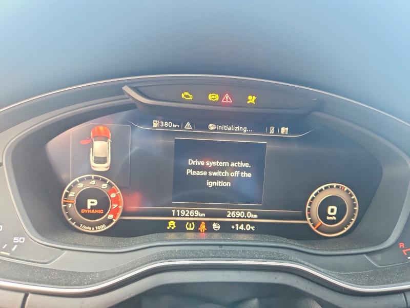 2019 Audi Rs5 VIN WUACWCF55KA903843 COPART salvage auction — FRONT END, On - Permit No Brand - Unfit, sold $19,800 on 2026-08-11 (photo 9)