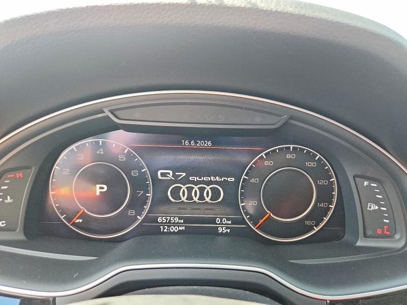 2019 Audi Q7 VIN WA1LAAF73KD006417 COPART salvage auction — MECHANICAL, Nc - Certificate Of Title (P), sold $11,600 on 2026-07-28 (photo 9)