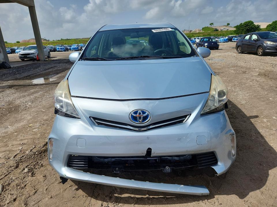 2014 Toyota Prius VIN JTDZN3EU6E3325327 COPART salvage auction — FRONT END, Fl - Cert Of Title Slvg Rebuildable, sold $1,300 on 2026-07-21 (photo 5)