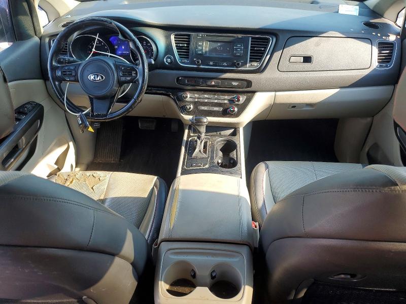 2016 Kia SEDONA VIN KNDMB5C18G6216392 COPART salvage auction — FRONT END, Tx - Salvage Vehicle Title, sold $725 on 2026-07-20 (photo 8)