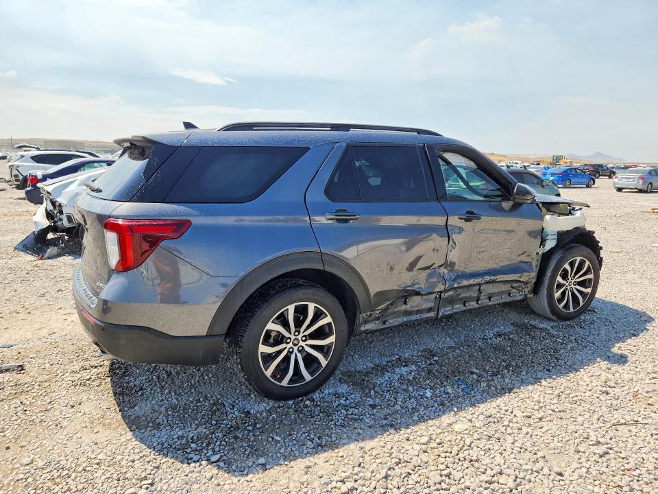 2023 Ford Explorer VIN 1FMSK8KH5PGA51611 COPART salvage auction — FRONT END, Ut - Salvage Certificate, sold $8,400 on 2026-08-21 (photo 3)