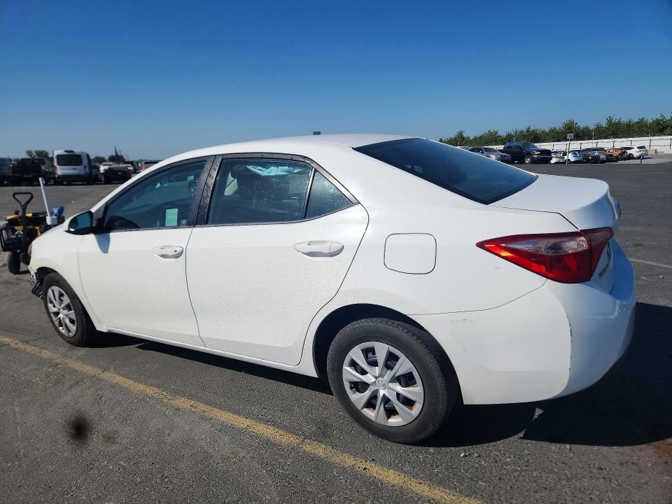 2017 Toyota Corolla VIN 5YFBURHE7HP672611 COPART salvage auction — FRONT END, Salvage Title, sold $2,450 on 2026-07-23 (photo 2)