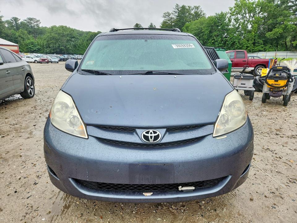 2009 Toyota Sienna VIN 5TDZK22C49S260366 COPART salvage auction — REAR END, MA - CERT OF TITLE-RECONSTRCTD COLL, sold $1,650 on 2026-07-13 (photo 5)