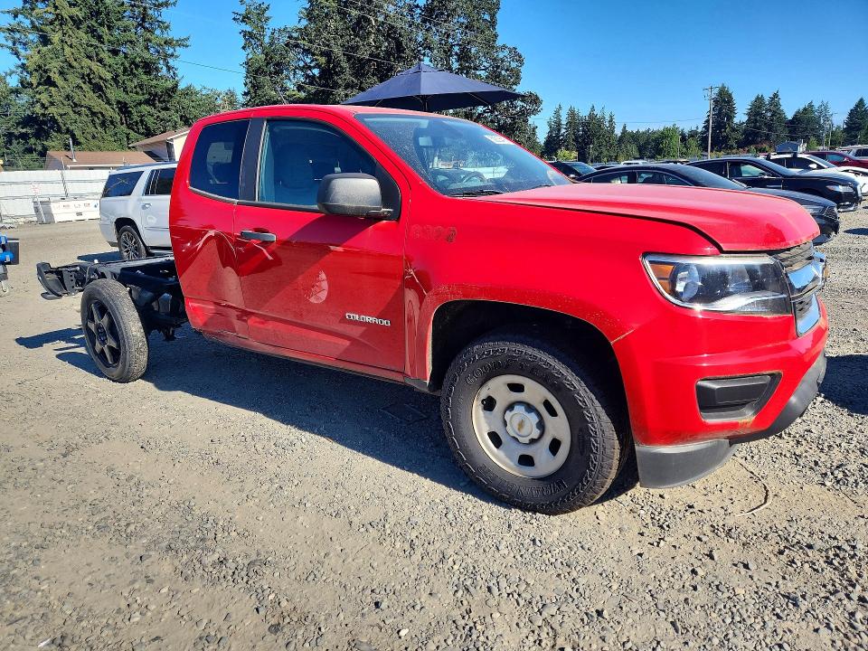 2020 Chevrolet Colorado VIN 1GCHSBEA9L1162251 COPART salvage auction — REAR END, Wa - Vehicle Cert Of Ownership-Titl, sold $7,200 on 2026-07-24 (photo 4)