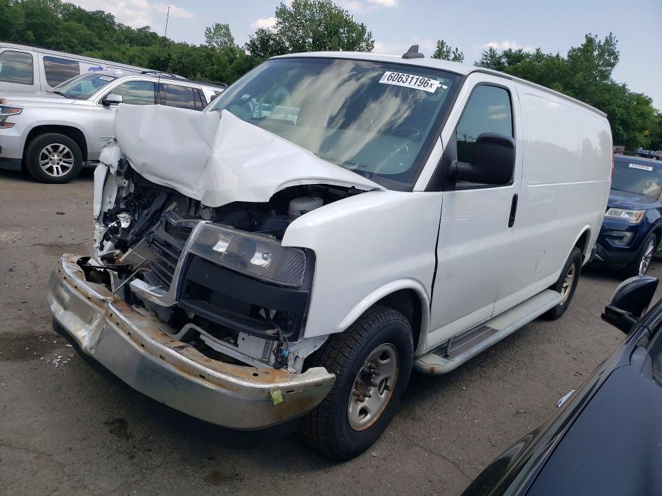 2020 Gmc Savana VIN 1GTW7AFG7L1264251 COPART salvage auction — VANDALISM, Ct - Certificate Of Title (P), sold $3,100 on 2026-07-28 (photo 1)