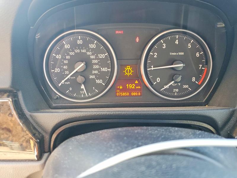 2007 BMW 3er VIN WBAWC33537PC86034 COPART salvage auction — HAIL, CO - SALVAGE TITLE (P), sold $2,350 on 2026-07-28 (photo 9)