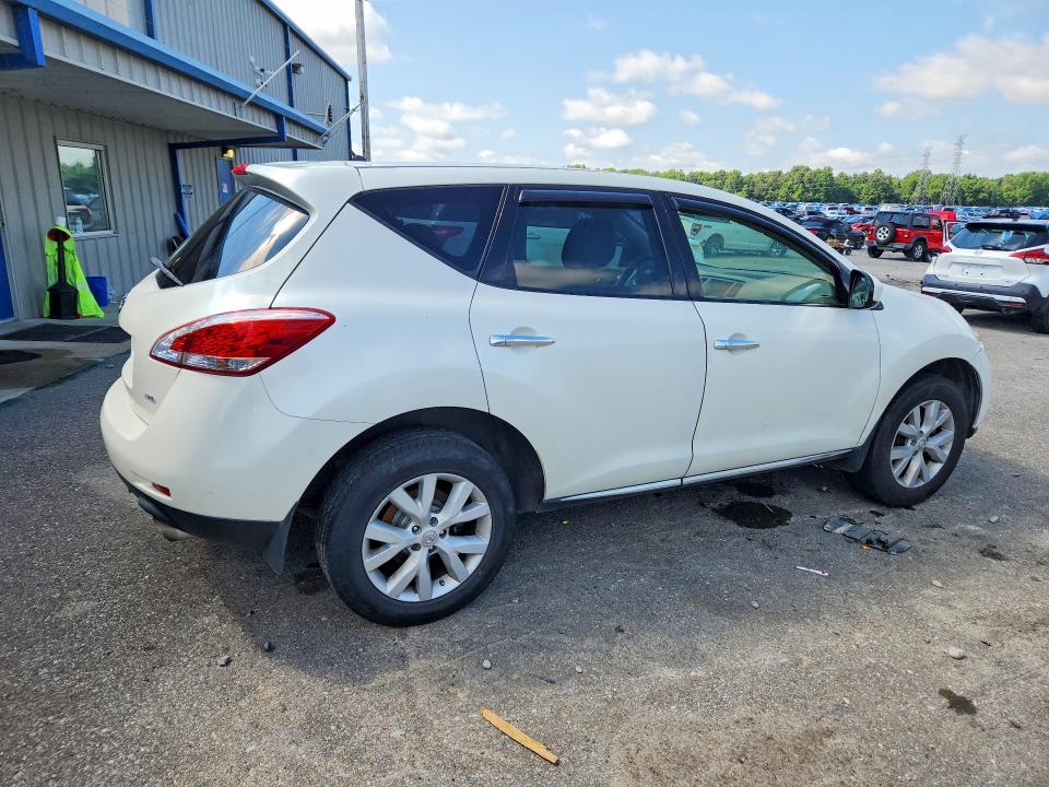 2012 Nissan Murano VIN JN8AZ1MW8CW232981 COPART salvage auction — NORMAL WEAR, Tn - Certificate Of Title (P), sold $225 on 2026-07-21 (photo 3)