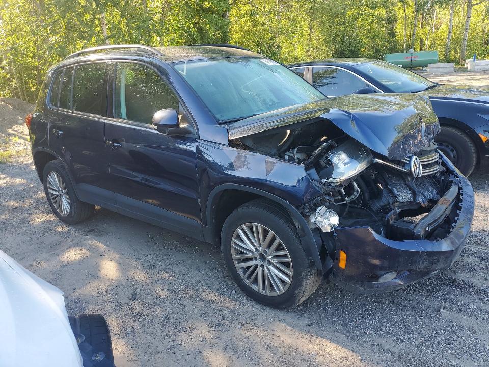 2016 Volkswagen Tiguan VIN WVGJV7AX5GW531174 COPART salvage auction — FRONT END, ON - PERMIT SALVAGE, sold $300 on 2026-08-13 (photo 4)