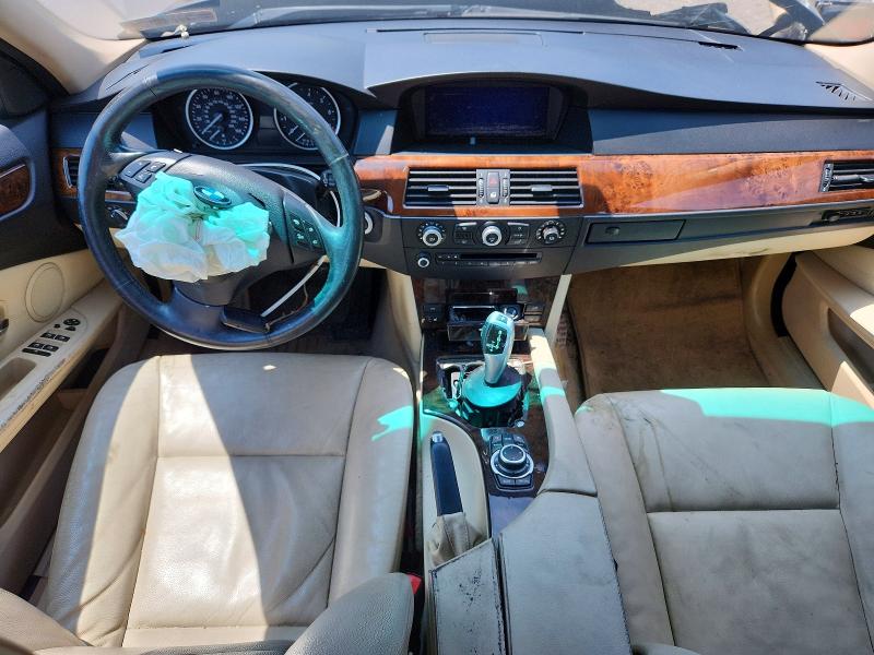 2010 BMW 5 series VIN WBANV9C57AC488217 COPART salvage auction — FRONT END, Pa - Cert Of Salvage-W=Flood Veh, sold $15 on 2026-08-03 (photo 8)