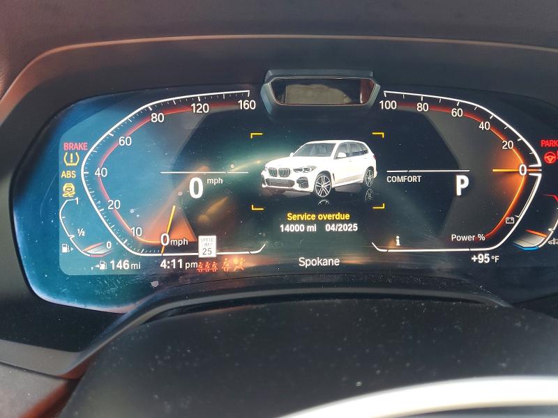 2022 BMW X5 VIN 5UXCR6C09N9M87766 COPART salvage auction — FRONT END, Wa - Bill Of Sale, sold $25,500 on 2026-07-22 (photo 9)
