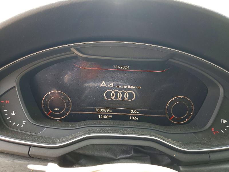 2017 Audi A4 VIN WAUENAF48HN021052 COPART salvage auction — MECHANICAL, La - Certificate Of Title, sold $1,950 on 2026-07-28 (photo 9)