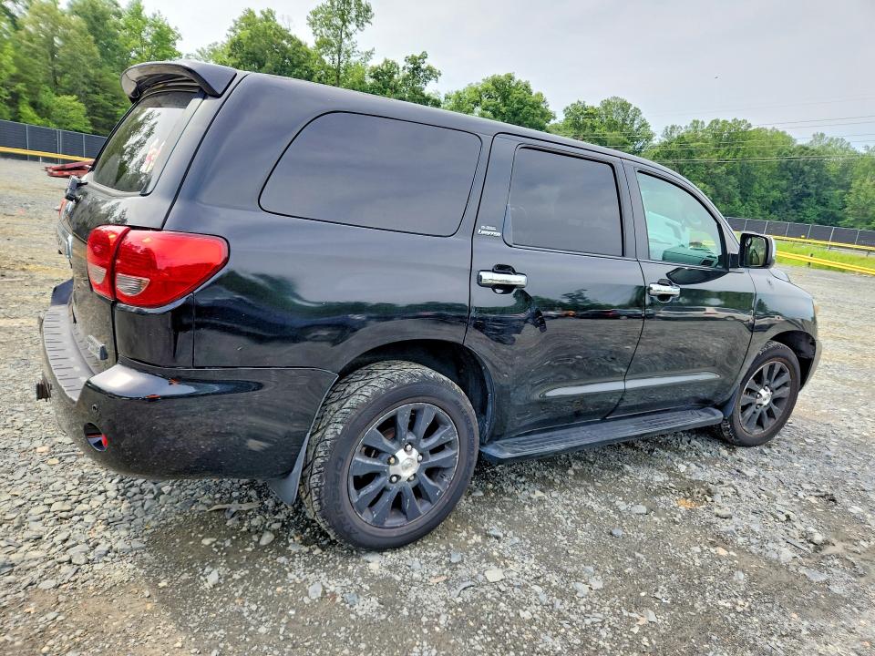 2008 Toyota Sequoia VIN 5TDBY68A28S012080 COPART salvage auction — REAR END, MD - CERT OF SALVAGE < 75% DAMAGE, sold $2,950 on 2026-07-28 (photo 3)