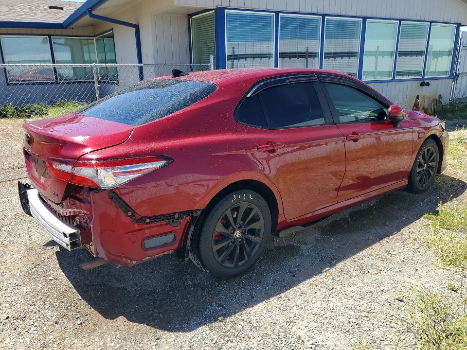 2022 Toyota Camry VIN 4T1C11AK5NU617969 COPART salvage auction — REAR END, CA - SALVAGE CERTIFICATE, sold $4,150 on 2026-07-22 (photo 3)