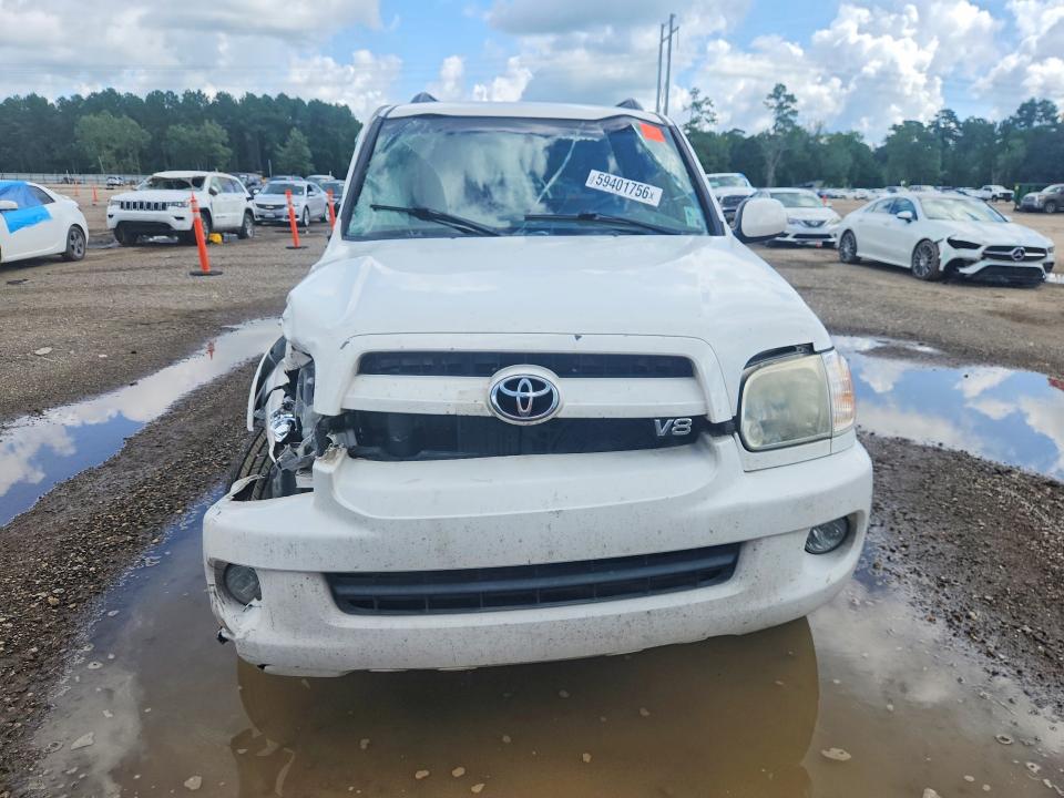 2007 Toyota Sequoia VIN 5TDZT34A87S289624 COPART salvage auction — FRONT END, LA - CERT OF TITLE-SALVAGE, sold $925 on 2026-07-17 (photo 5)