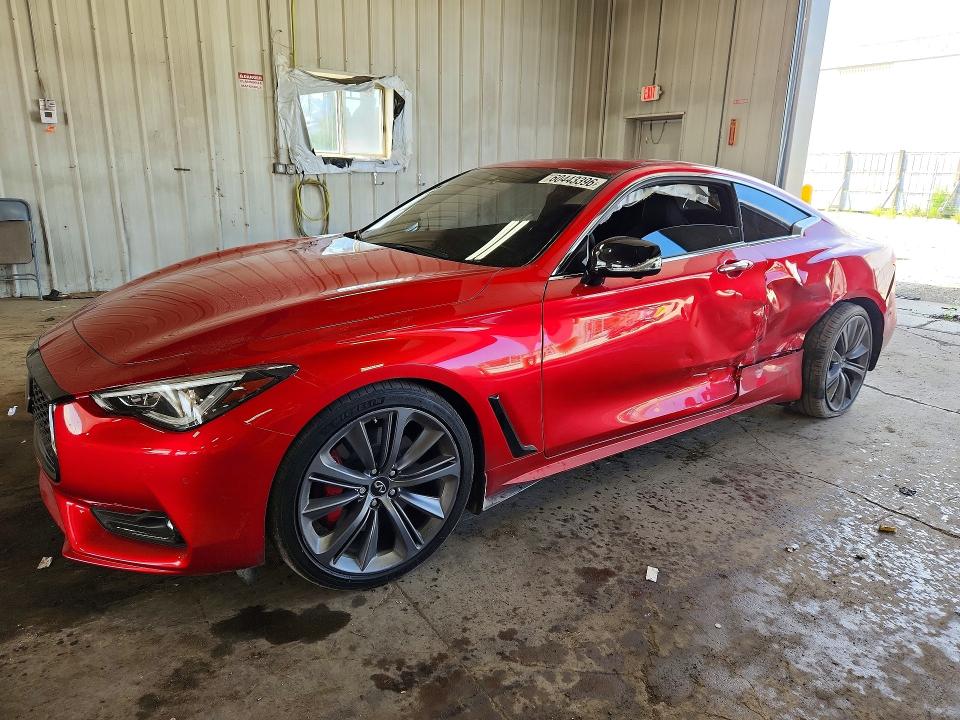 2021 Infiniti Q60 VIN JN1FV7LL3MM560557 — COPART salvage auction photo
