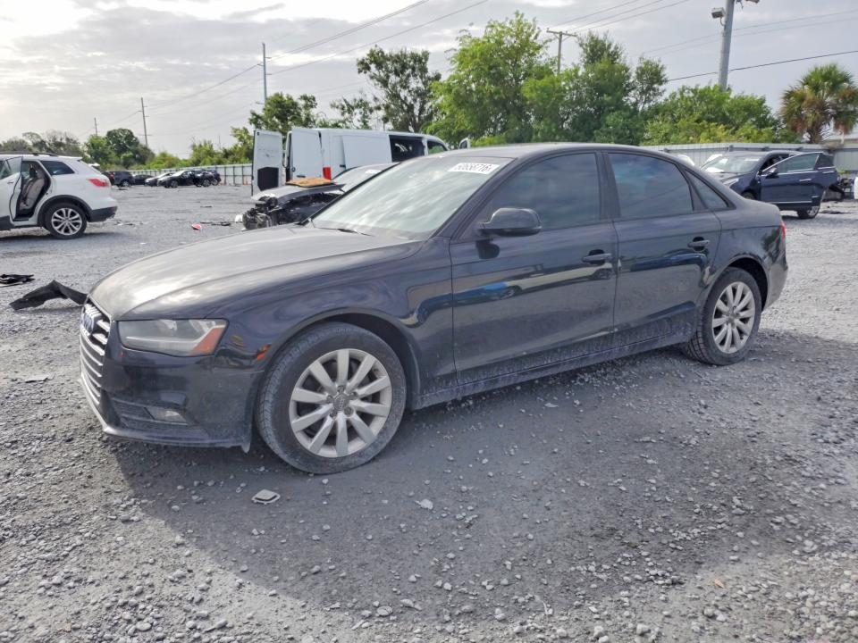 2014 Audi A4 VIN WAUBFAFL3EN023021 COPART salvage auction — REAR END, Fl - Certificate Of Title (P), sold $10 on 2026-07-28 (photo 1)