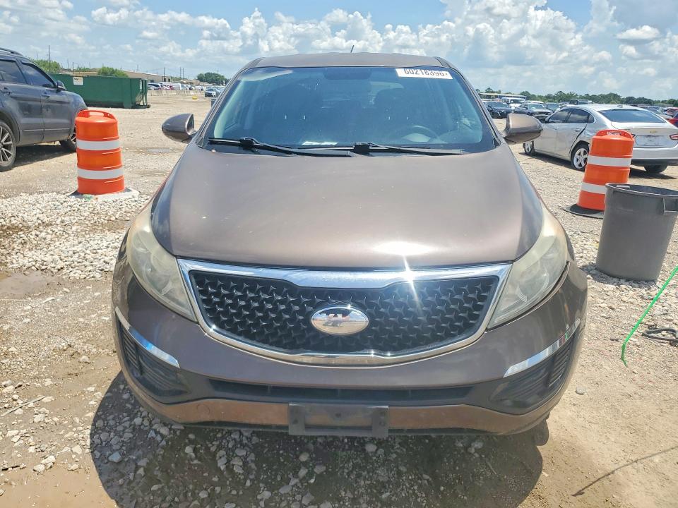 2015 Kia Sportage VIN KNDPB3AC6F7726769 COPART salvage auction — FRONT END, Tx - Salvage Vehicle Title, sold $1,450 on 2026-07-30 (photo 5)