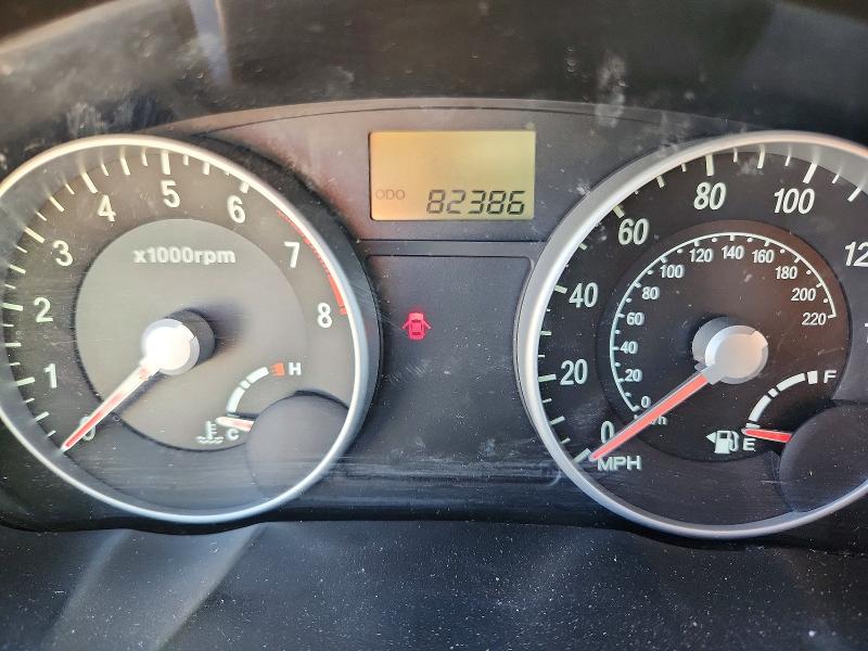 2006 Hyundai Accent VIN KMHCN46CX6U033804 COPART salvage auction — FRONT END, Nv - Non-Repairable Vehicle Cert, sold $450 on 2026-07-07 (photo 9)