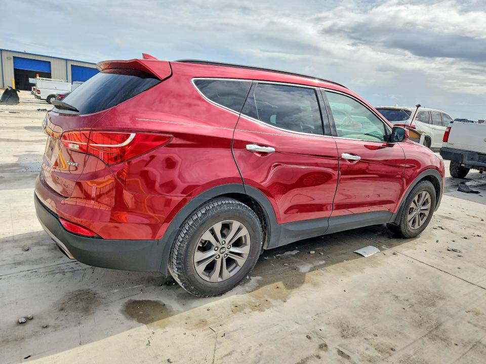 2013 Hyundai Santa fe VIN 5XYZU3LB6DG037418 COPART salvage auction — MECHANICAL, TX - CERTIFICATE OF TITLE, sold $800 on 2026-07-21 (photo 3)