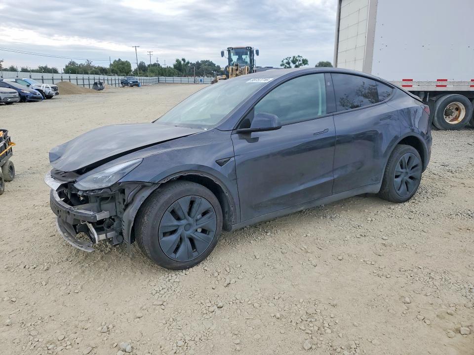 2024 Tesla Model y VIN 7SAYGDEE0RF158429 COPART salvage auction — FRONT END, Ca - Salvage Certificate, sold $7,700 on 2026-07-28 (photo 1)