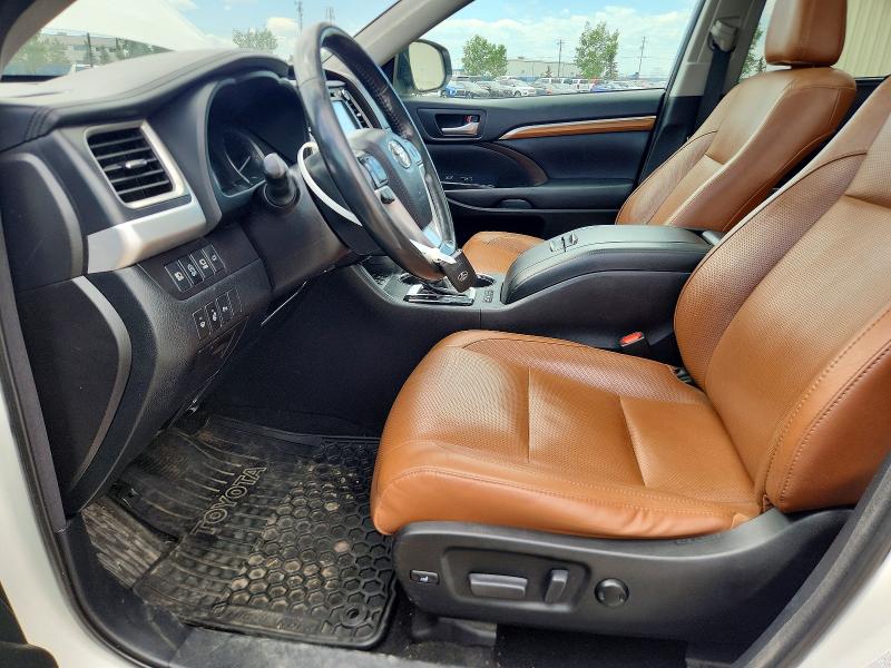 2017 Toyota Highlander VIN 5TDDZRFH8HS358139 COPART salvage auction — FRONT END, AB - BOS - ACTIVE, sold $14,600 on 2026-07-14 (photo 7)