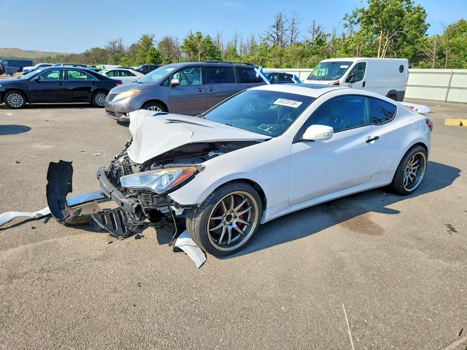 2015 Hyundai Genesis VIN KMHHU6KJ2FU127555 COPART salvage auction — FRONT END, Ny - Certificate Of Title, sold $80 on 2026-07-08 (photo 1)