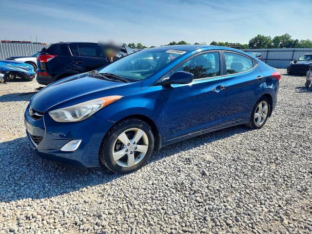 2013 Hyundai Elantra VIN KMHDH4AEXDU973151 COPART salvage auction — VANDALISM, Oh - Cert Of Title-Salvage, sold $1,150 on 2026-07-24 (photo 1)