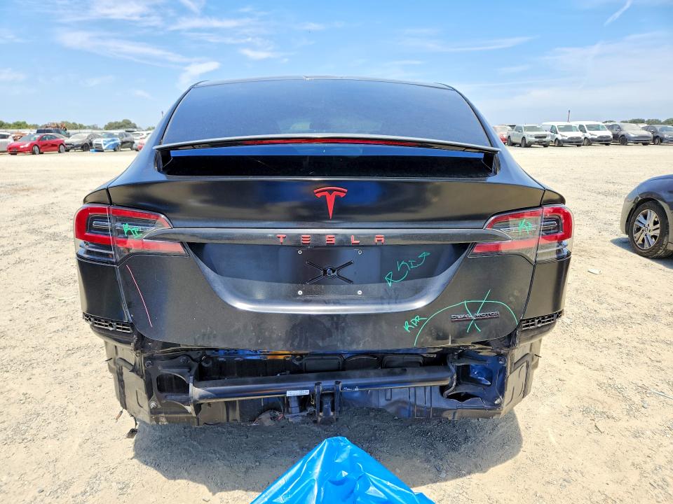 2020 Tesla Model x VIN 5YJXCBE29LF306020 COPART salvage auction — REAR END, Ca - Salvage Certificate, sold $12,600 on 2026-08-20 (photo 6)