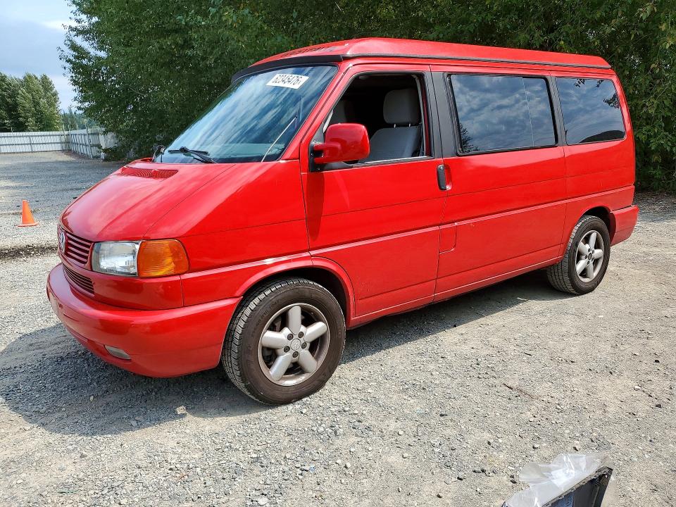 2002 Volkswagen Eurovan VIN WV2NB47052H024281 COPART salvage auction — REAR END, WA - BILL OF SALE, sold $10,100 on 2026-08-10 (photo 1)