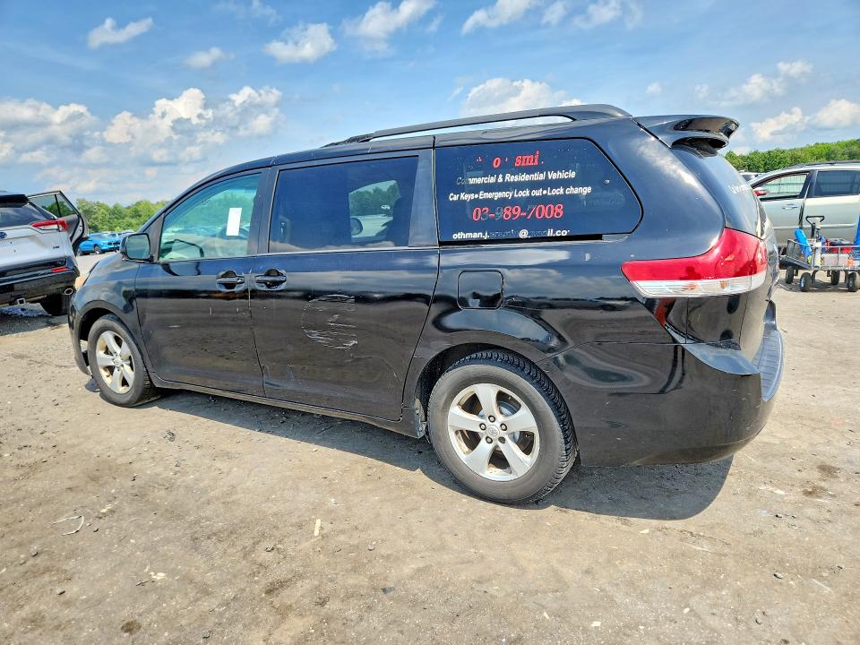 2012 Toyota Sienna VIN 5TDKK3DC1CS198615 COPART salvage auction — FRONT END, Va - Certificate Of Title (P), sold $1,450 on 2026-07-29 (photo 2)