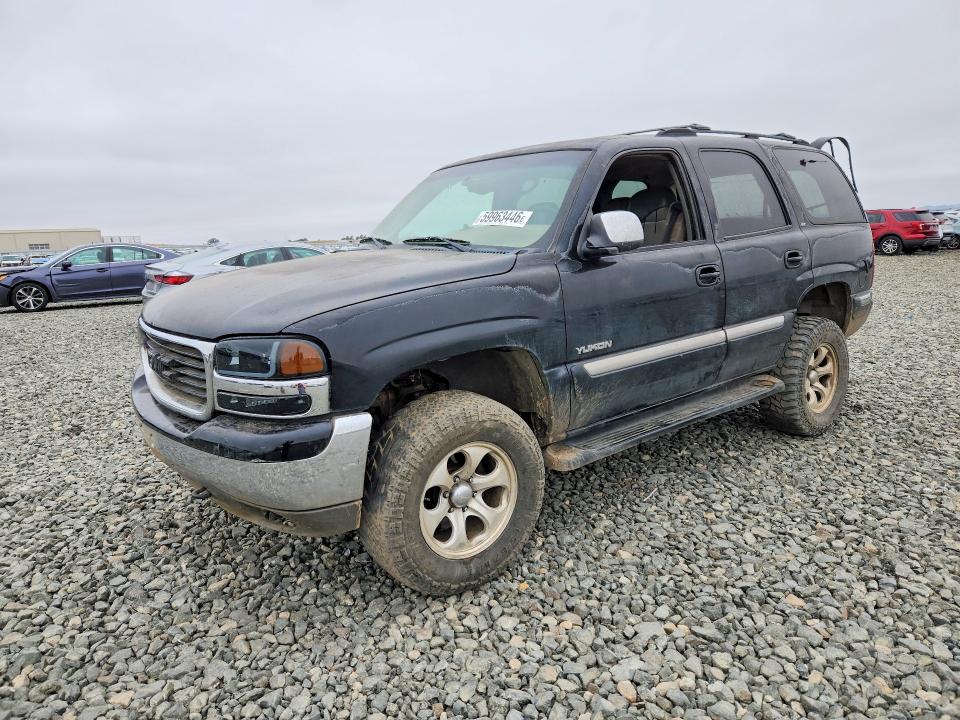 2000 Gmc Yukon VIN 1GKEK13T9YJ131627 COPART salvage auction — REAR END, Ca - Salvage Certificate, sold $125 on 2026-07-30 (photo 1)