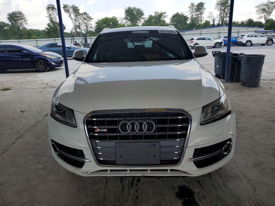 2014 Audi Sq5 VIN WA1VGAFP0EA054955 COPART salvage auction — FRONT END, Tx - Certificate Of Title, sold $2,200 on 2026-07-30 (photo 5)