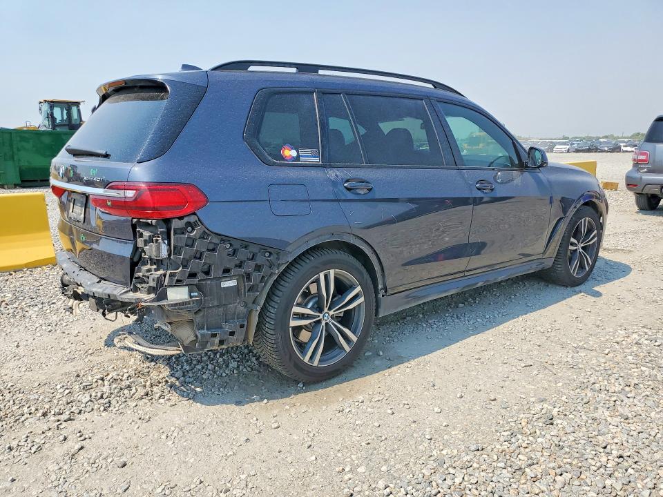2021 BMW X7 VIN 5UXCW2C06M9E91504 COPART salvage auction — REAR END, Co - Public - Salvage Title, sold $13,200 on 2026-07-28 (photo 3)