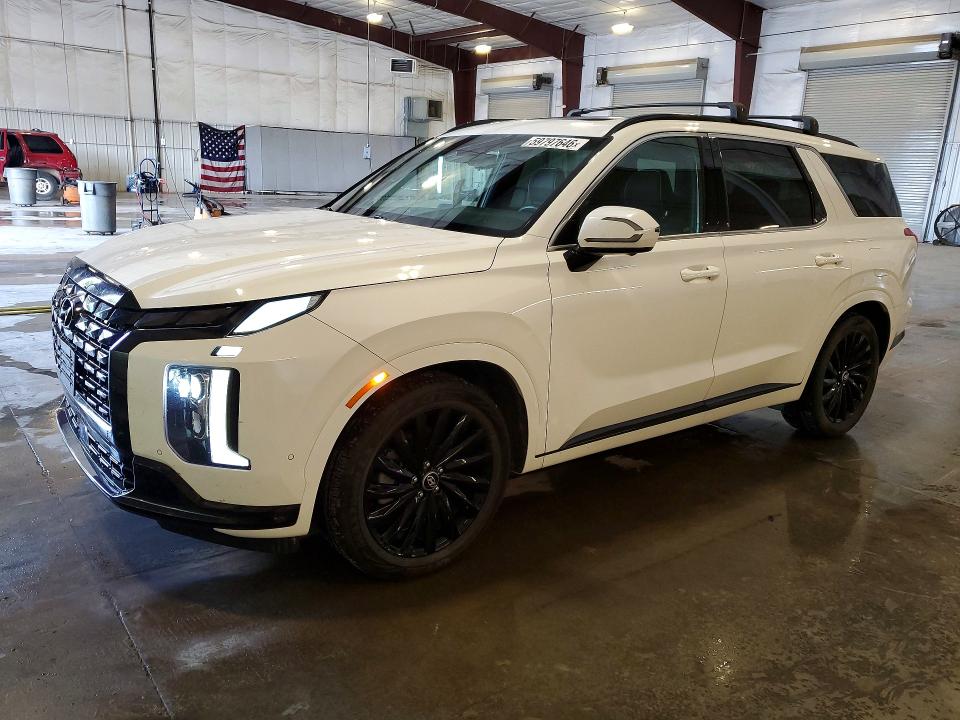2024 Hyundai VIN KM8R7DGE1RU712014 COPART salvage auction — HAIL, Mn - Cert Of Title-Salvage, sold $16,000 on 2026-07-13 (photo 1)