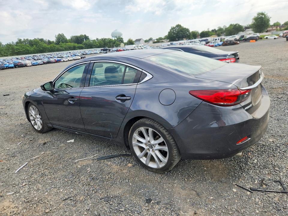 2014 Mazda 6 VIN JM1GJ1T63E1124136 COPART salvage auction — WATER/FLOOD, NJ - CERT OF TITLE-SALVAGE FLOOD (P), sold $725 on 2026-07-24 (photo 2)