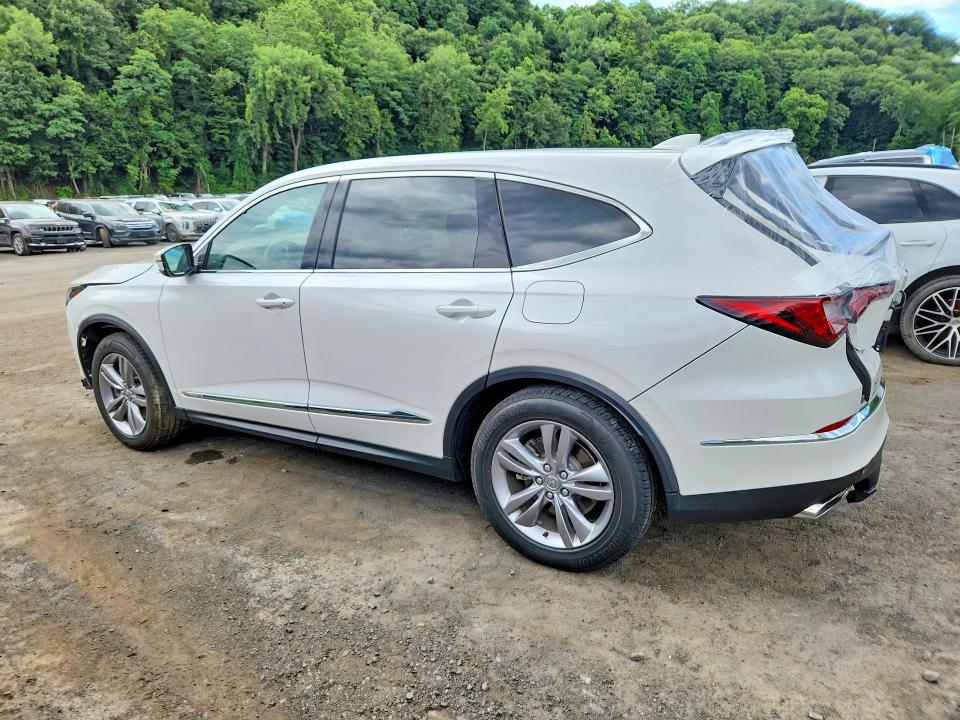 2024 Acura Mdx VIN 5J8YE1H34RL008740 COPART salvage auction — REAR END, Nj - Cert Of Title-Salvage, sold $13,800 on 2026-07-27 (photo 2)