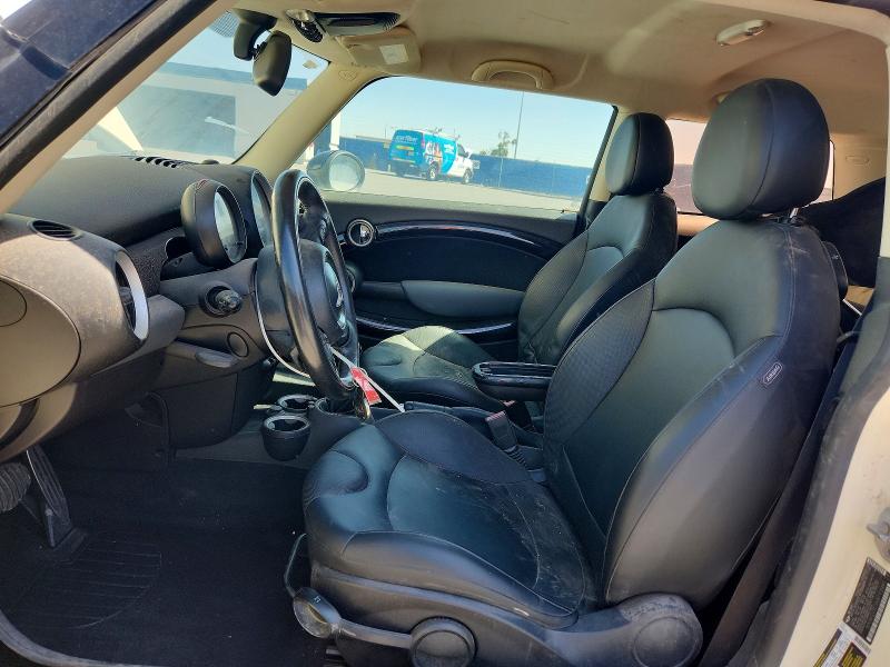 2011 Mini Cooper VIN WMWSV3C5XBTY12441 COPART salvage auction — FRONT END, TX - CERTIFICATE OF TITLE (P), sold $375 on 2026-08-21 (photo 7)