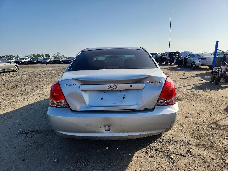 2005 Hyundai Elantra VIN KMHDN46D45U162925 COPART salvage auction — REAR END, Va - Certificate Of Title, sold $1,350 on 2026-07-15 (photo 6)