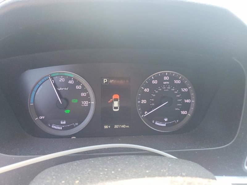 2016 Hyundai Sonata VIN KMHE34L16GA020763 COPART salvage auction — MECHANICAL, Mo - Certificate Of Title, sold $900 on 2026-07-17 (photo 9)